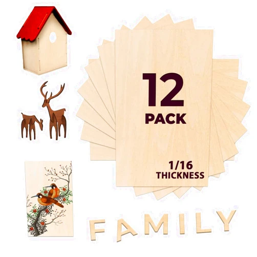 PlanKKers Basswood Sheets 12