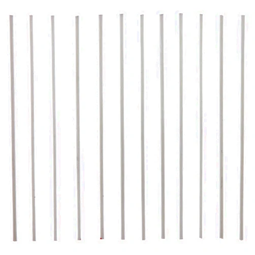 Eurotool Extra Thin Fiberglass Scratch Brush Refills, 12 Pack | BRS-290.01