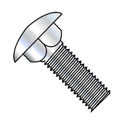 Korpek.com 8-32X1 1/2 Carriage Bolt Fully Threaded Zinc (Pack Qty 3,000) BC-0824C by Korpek