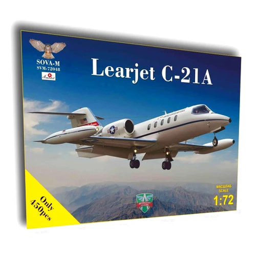 Generic Sova Model 72048-1/72 - Learjet C-21A (USAF Edition). Plastic Model kit