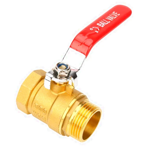 Eujgoov Brass Valve Heavy Duty Male, ball valve handle replacement 1