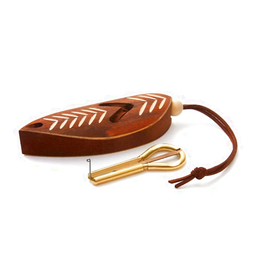 MUARO Jaw Harp by MUARO P.Potkin in Dark Wooden Case (Mouth Harp)