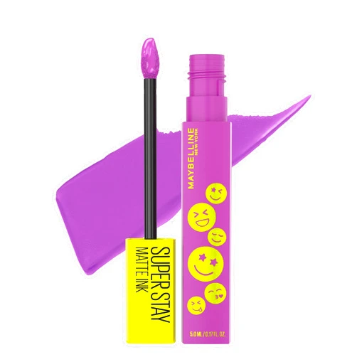 Maybelline Super Stay Matte Ink Liquid Lip Color, Moodmakers Lipstick Collection, Long Lasting, Transfer Proof Lip Makeup, Euphoric, 1 Count