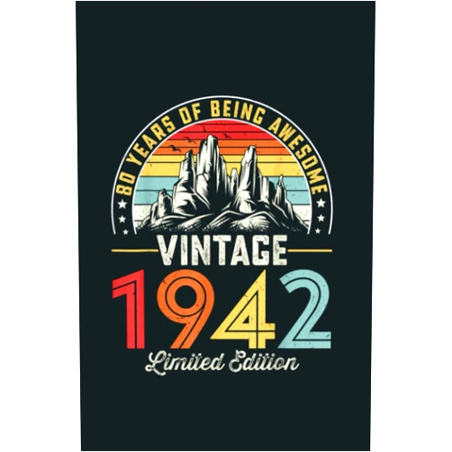 Ross Andrew Evans Bday 80 Year Old Vintage 1942 Limited Edition 80th Birthday: Lined Paper notebook , 6x9, 120p