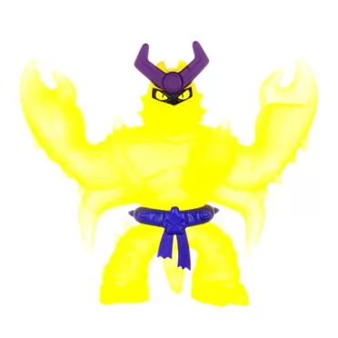 Heroes of Goo Jit Zu Glow Shifters Hero Pack - Super Oozy Scorpius Hero Pack. Goo Filled Toy with a Unique Glowing Goo Transformation. Crush The core and See The Goo Glow in The Dark!