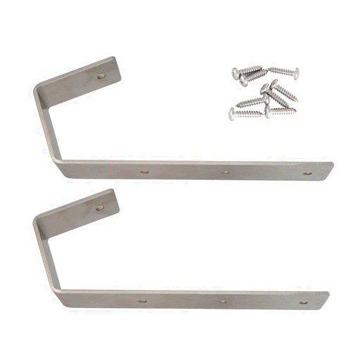 GoldPaddy Premium Bunk Bed Ladder Hooks,Heavy Duty Hook Brackets for Bed Decoration Tool,Inside Width 1.8”-2.5” x Length 6.3”,Pack of 2(Screws Included)