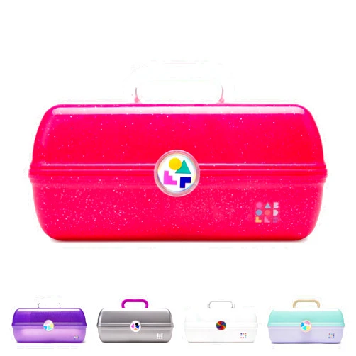 Caboodles On-The- Go Girl, Deep Pink Sparkle