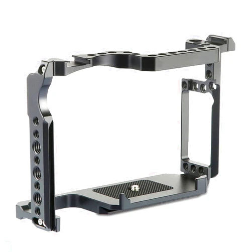 TOPCINE 5DIV Camera Cage for Canon EOS 5D Mark II III IV 7D Mark I 6D Mark II DSLR Camera Case with Dual Integrated Cold Shoe Mount for Canon EOS 5D4 5D3 5D2 7D1 6D2 Camera Accessory Video Vlog Rig