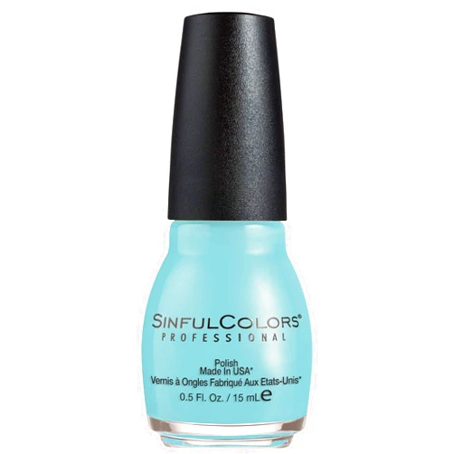 SinfulColors Professional Nail Polish Wonder Mint #1599, 0.5 Fl Oz