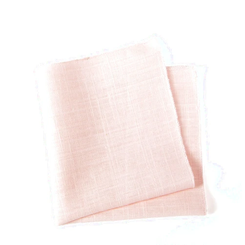 Spring Notion Linen Blend Pocket Squares for Men