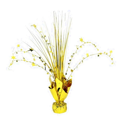 Amscan Gold Foil Spray Centerpiece - 12
