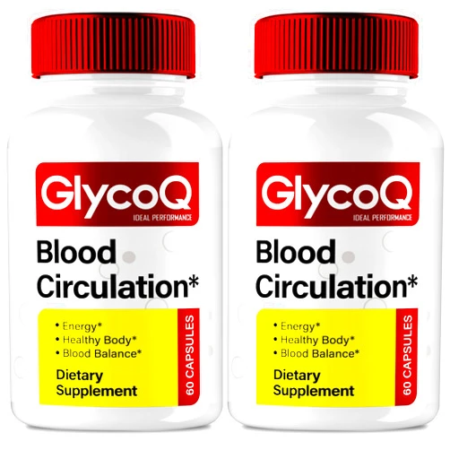 IDEAL PERFORMANCE GlycoQ Capsules, Official Glyco Q Blood Support Supplement Pills - Maximum Strength, All Natural Healthy Circulation & Stable Levels, Advanced Formula GlycoQ Health Support Reviews (2 Pack)
