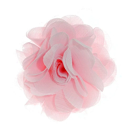 Merdia Lady Peony Silk Party Wedding Brooch Corsage Hair Clip Headdress for Women, Pink Floral