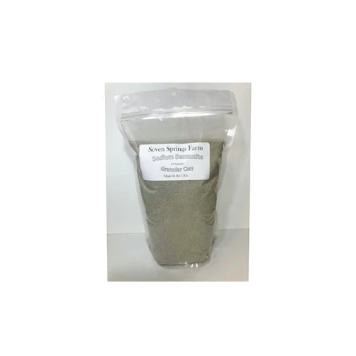 Seven Springs Farm Sodium Bentonite Clay 4LB - Granular All Natural Pond Sealant - High Absorption - Leak Sealer, Wastewater Cleansing Agent, Cat Litter Clumping & Odor Control...ETC. (4 Pound), Gray