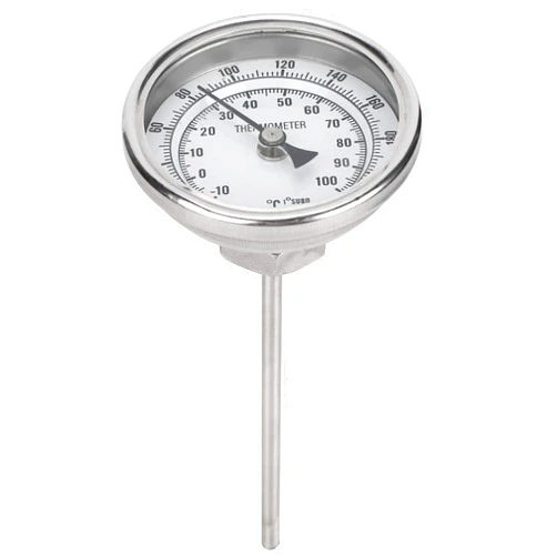 Pilipane Stainless Steel Thermometer Dial Thermometer for Homebrew Kettle Thermometer Weldless Pot Thermometer 3