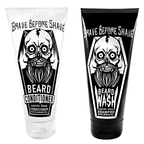 GRAVE BEFORE SHAVE Beard Wash & Beard Conditioner Pack