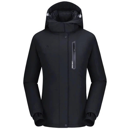 CAMEL CROWN Women’s Mountain Snow Waterproof Ski Jacket Detachable Hood Windproof Fleece Parka Rain Jackt Winter Coat