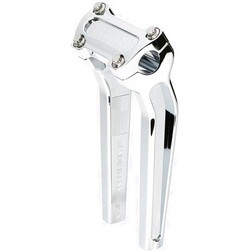 Thrashin Supply Co TSC-9525-3 Pullback Handlebar Riser Kit without Gauge Cutout - 9-1/2in. - Chrome