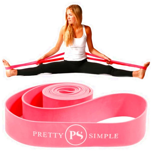Pretty Simple Ballet Stretch Band for Dance, Gymnastics, Cheerleading, Pilates. Improves Elastic Flexibility and Enhances Daily Stretching - Designed by PS Athletic