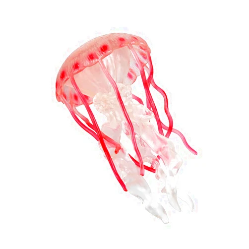DOYIFUN Incredible Creatures Realistic Jellyfish Model Figure Toys, Simulated Sea Life Animals Figurine Collection Sea Creature Science Educational Props