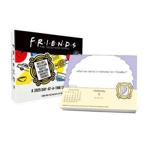 Trends International 2025 Friends Day-at-a-Time Box Calendar