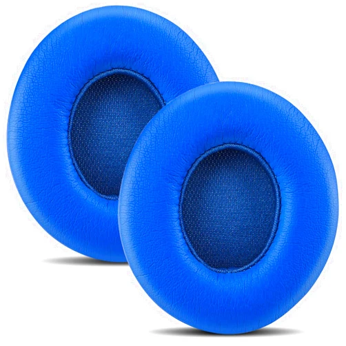JTSTSTORE Professional Replacement Ear Pads,Earpads Compatible with Beats Solo 2 & Solo 3 Wireless On-Ear Headphones,Soft Protein Leather,Noise Isolation Memory Foam,Strong Adhesive Tape,2 Pieces