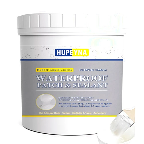 Hupeyna Liquid Waterproof Sealant, Hupeyna Invisible Waterproof Agent Transparent Repairing Leak Waterproof Adhesive, Indoor & Outdoor Waterproof Coating 35oz