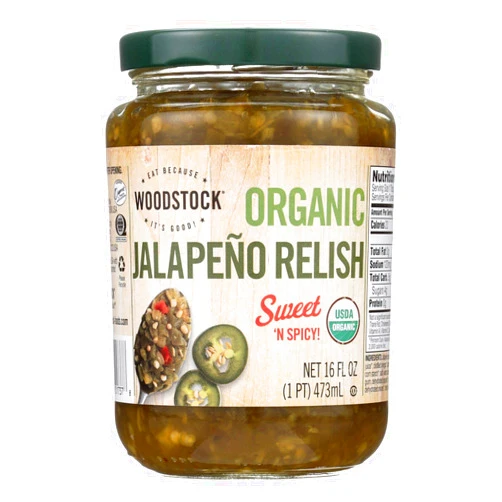 Woodstock Farms - Organic Jalapeno Relish - 16 oz., 16 Ounce