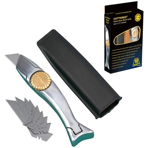 CUTTEREX Heavy Duty SharkKnife VinylKnife UtilityKnife RoofingKnife Delphin Dolphin Carpet Knife