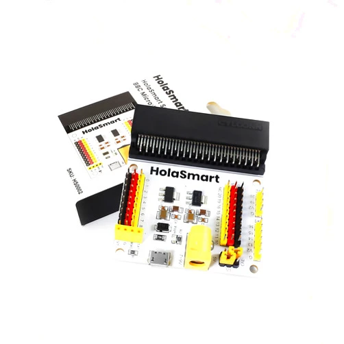 HOLASMART Micro:bit Sensor Expansion Board Breakout Adapter Shield for BBC Micro bit Starter Kit Compatible with microbit V2, V1 Controller Board(Without Microbit)