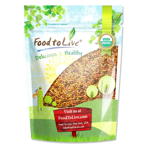 Food to Live Organic Spicy Mix of Sprouting Seeds, 12 Ounces — Non-GMO Broccoli, Radish, Alfalfa, Raw, Rich Germination Rate, Non-Irradiated, Pure, Kosher, Vegan Superfood, Bulk, Rich in Sulforaphane 12 Ounce (Pack of 1)