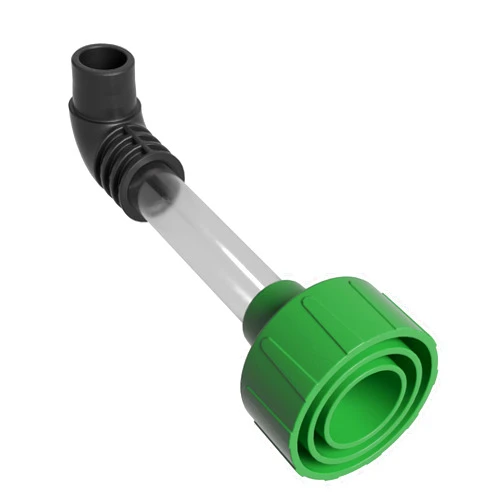 EZVAC AC Drain Line Cleaner Adapter Evacuates & Unclog AC Drain Line - HVAC to PVC AC Drain Line Cleaner Tool - Universal Fit AC Drain Line Unclogger - AC Drain Line Cleaning Tool - Clear Visibility