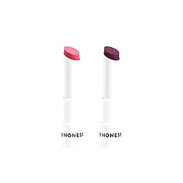 Honest Beauty Tinted Lip Balm, Plum Drop & Tinted Lip Balm, Summer Melon |2-Pack | Acai Extracts + Avocado Oil | EWG Certified + Dermatologist & Physician tested & Vegan + Cruelty free Summer Melon + Plum Drop