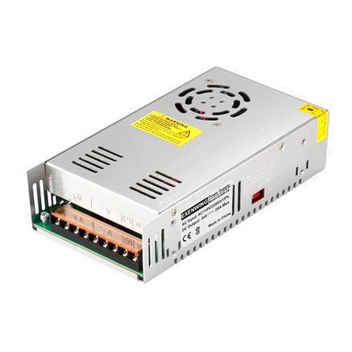 EXENWING DC Power Supply 24V 600Watt 25A 110V / 220V AC to 24V DC Converter Universal Regulated Switching Power Transformer Converter SMPS for CCTV Camera Security System 3D Printer LED Strip Light…