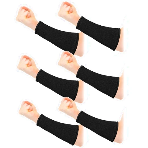 Sintege 3 Pairs Arm Protectors for Thin Skin and Bruising Cut Resistant Forearm Sleeve Level 5 Arm Burn Protection Sleeve