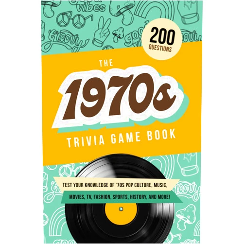 Jenine Zimmers The 1970s Trivia Game Book: Test your knowledge of ’70s pop culture, music, movies, TV, fashion, sports, history, and much more!