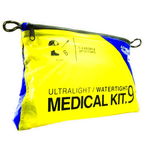 Adventure Medical Kits Ultralight & Watertight Medical Kit .9 - Waterproof Multi-Sport First Aid Kit - Lightweight Medical Kit Includes Bandages, Moleskin, Medication & More