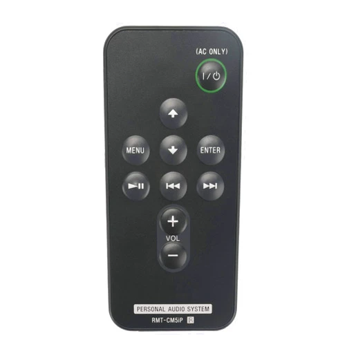 AULCMEET New RMT-CM5iP Replaced Remote Control fit for Sony Personal Audio System RDP-M7iPN Portable Speaker Dock (Black)