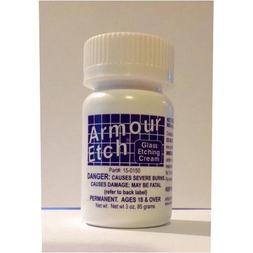 Armour Etching Cream for Etching Designs in Glass and Mirrors is Safe and Easy to Use (Pkg/1)