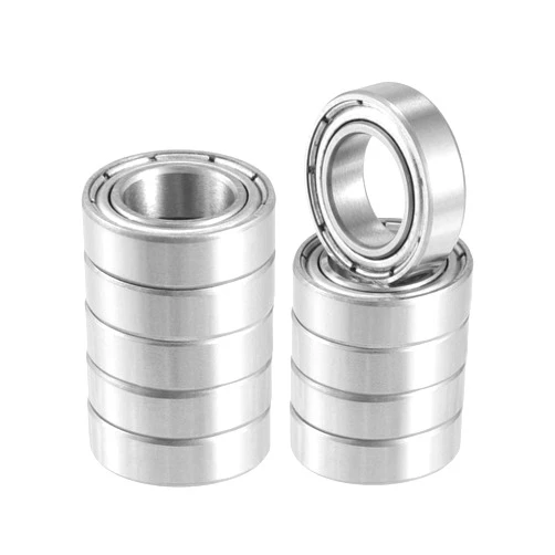 ACROPIX MR148ZZ Bearings Double Shielded Pre-Lubricated Deep Groove Ball Bearings 8x14x4mm Silver Tone - Pack of 10