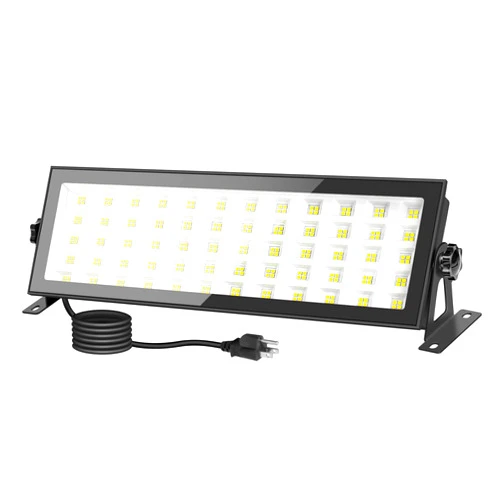 TiYiViRi LED Shop Lights, 120W 10000LM Super Bright LED Garage Light, IP66 Waterproof LED Flood Light Outdoor with Plug, 5000K Daylight White LED Work Lights for Workshop, Garage, Shop