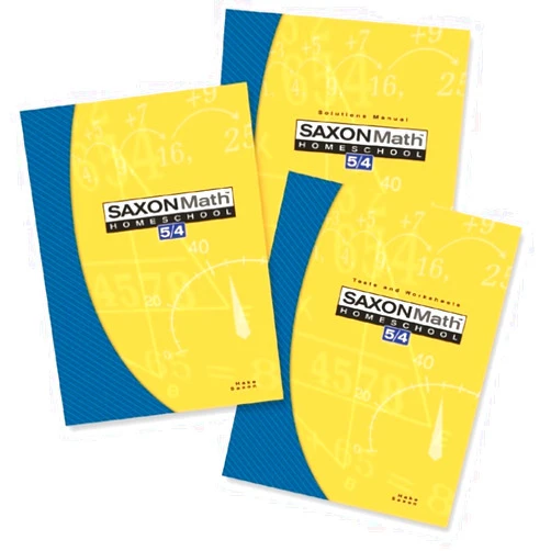 Stephen Hake Saxon Math 5/4 Homeschool: Complete Kit 3rd Edition: 3rd Edition