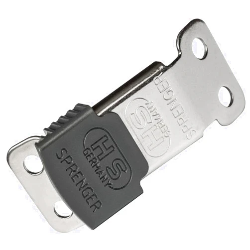 Herm Sprenger ClicLock Fastener Stainless Steel Buckle for Prong Dog Training Collar & Quick Release with Easy Buckle for Medium Large Dogs (3.0/3.2mm)