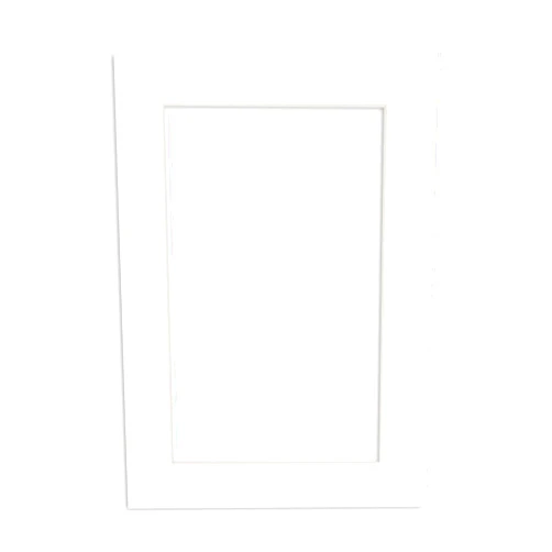 Poster Palooza 12x18 Mat Bevel Cut for 11x16 Photos - Acid Free Textured White Precut Matboard - for Pictures, Photos, Framing - 4-ply Thickness