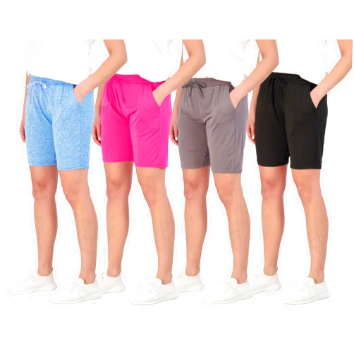 Real Essentials 4 Pack: Women's Dry-Fit Athletic 7