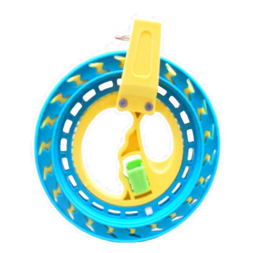 He andi 6.3 inch Professional Outdoor Kite Line Winder Winding Reel Grip Wheel with Flying Line String Flying （Blue）