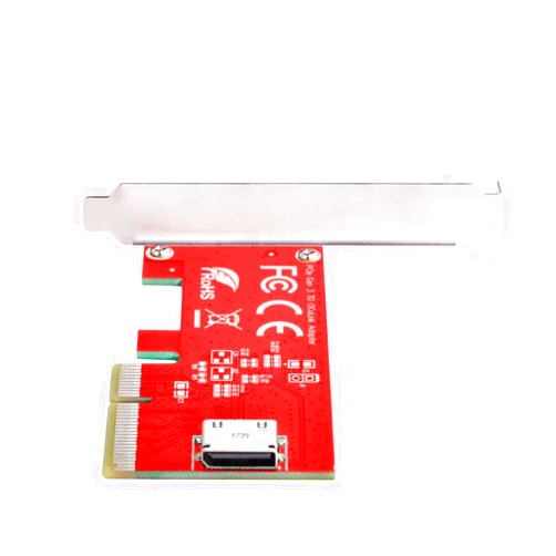 Chenyang Oculink Internal SFF-8612 SFF-8611 Host to PCI-E Express 3.0 4.0 PCI-E 4X Adapter for PCIe SSD with Bracket