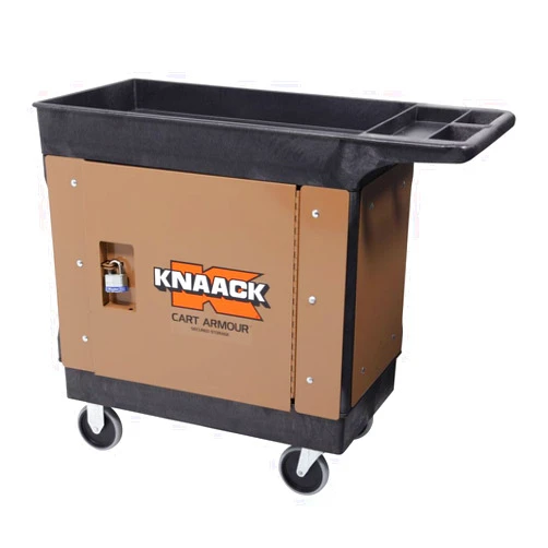 Knaack Portable Utility Cart Security Paneling, Heavy-Duty Steel, 16-Gauge, 2.5 x 2.5 x 5.5 in