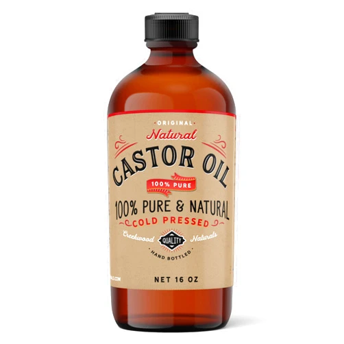 Creekwood Naturals Castor Oil, 100% Pure Cold Pressed Hexane Free, In Glass Bottle