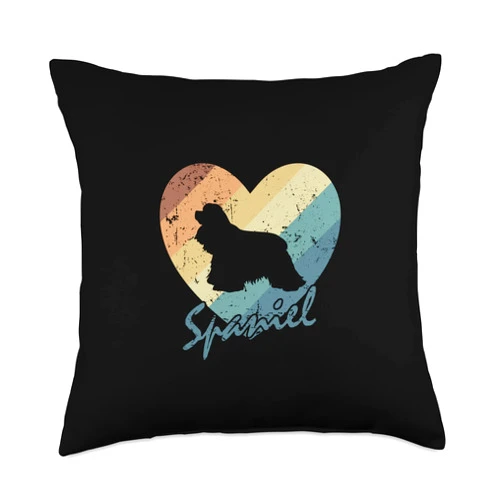 Cocker Spaniel dog pet animal breed dog paw bark Cocker Spaniel Pet Dog Throw Pillow, 18x18, Multicolor